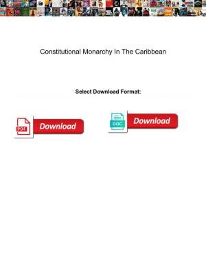 Constitutional Monarchy in the Caribbean