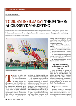 Tourism in Gujarat Thriving on Aggressive Marketing