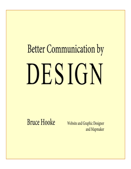 Better Communication by DESIGN