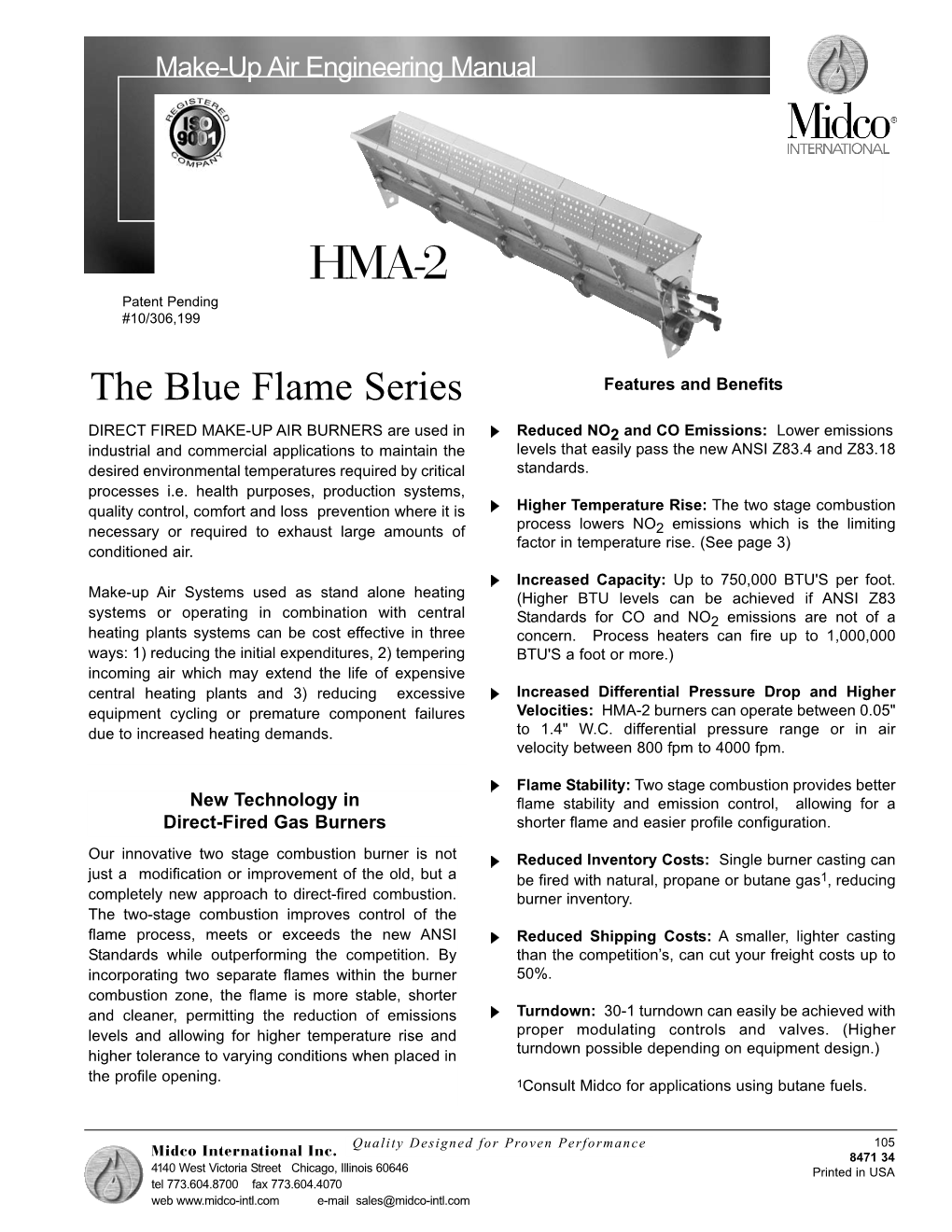 The Blue Flame Series Features and Benefits