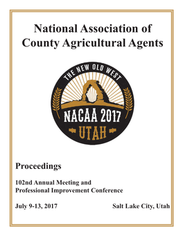 National Association of County Agricultural Agents