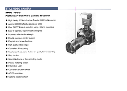 MIVC- 7000 Promavicatm Still Video Camera Recorder