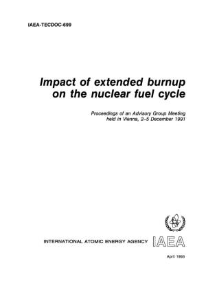 Impact of Extended Burnup on the Nuclear Fuel Cycle
