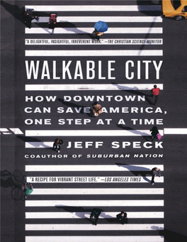 Walkable City Copyright PROLOGUE