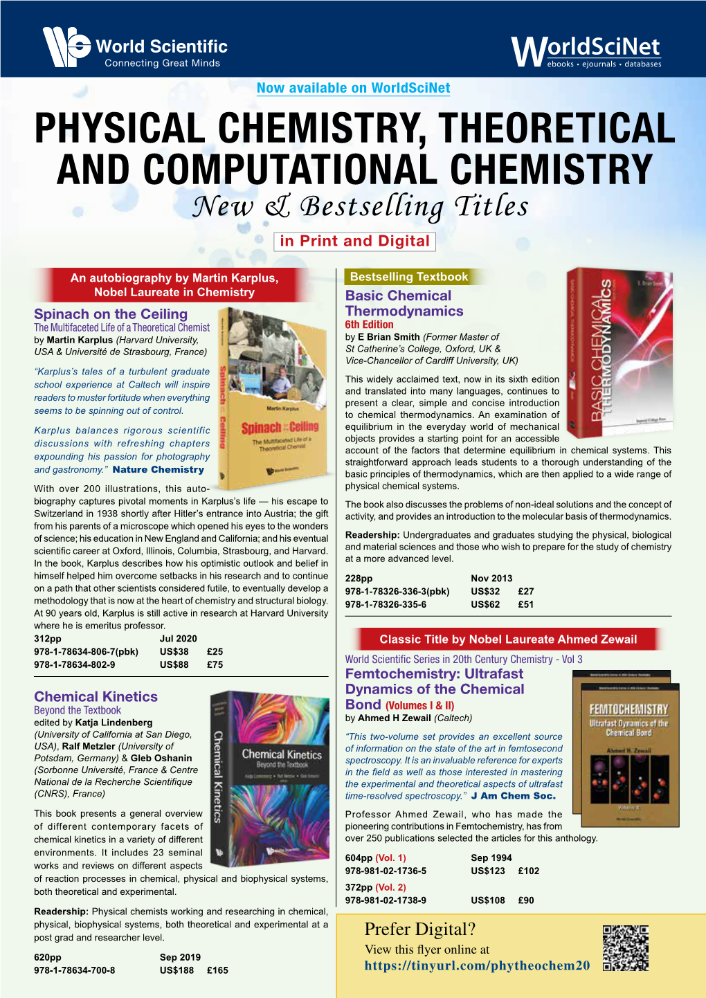 PHYSICAL CHEMISTRY, THEORETICAL and COMPUTATIONAL CHEMISTRY New & Bestselling Titles