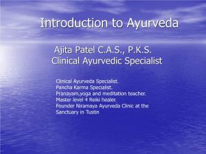 Life Transormation Through Ayurveda and Yoga
