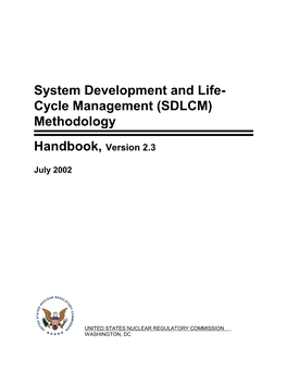 Cycle Management (SDLCM) Methodology Handbook, Version