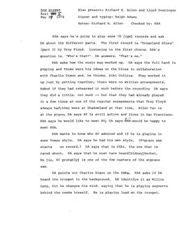 3NKE JC' May 2^ 1972 Digest and Typing: Ralpti Adamo Notes: Richard B