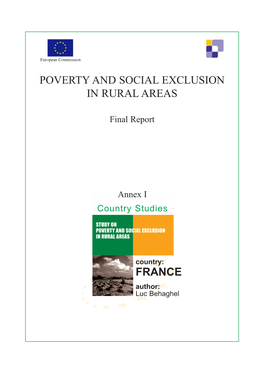 France Poverty and Social Exclusion in Rural Areas