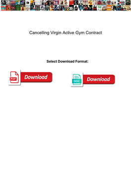 Cancelling Virgin Active Gym Contract