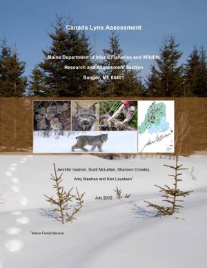 Lynx Species Assessment (PDF)