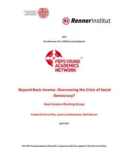 Beyond Basic Income: Overcoming the Crisis of Social Democracy?