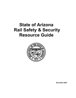 Arizona Rail Safety and Security Guide