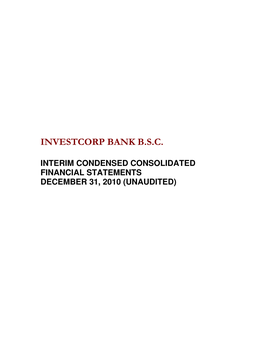 Investcorp Bank B.S.C