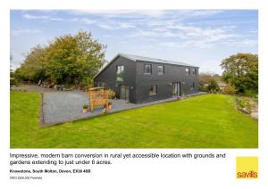 Impressive, Modern Barn Conversion in Rural Yet Accessible Location with Grounds and Gardens Extending to Just Under 6 Acres
