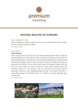 Natural Beauties of Hungary