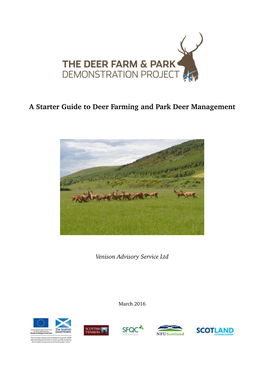A Starter Guide to Deer Farming and Park Deer Management