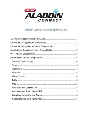 Aladdin Connect Compatibility Guide