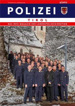 Polizei Tirol 2/2017 Editorial