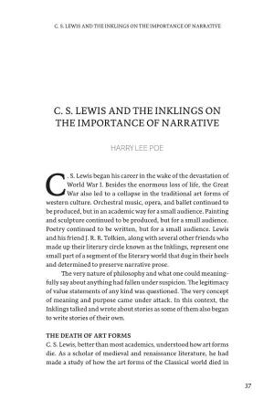 C. S. Lewis and the Inklings on the Importance of Narrative