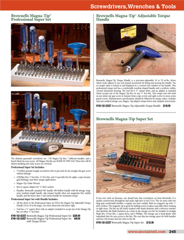 Reloading Equipment Screwdrivers, Wrenches & Tools
