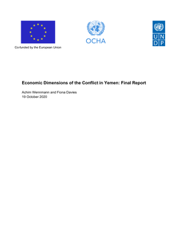 Economic Dimensions of the Conflict in Yemen: Final Report