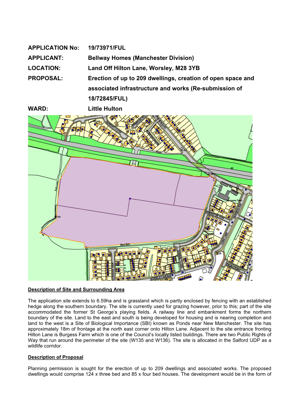 Land Off Hilton Lane, Worsley, M28 3YB