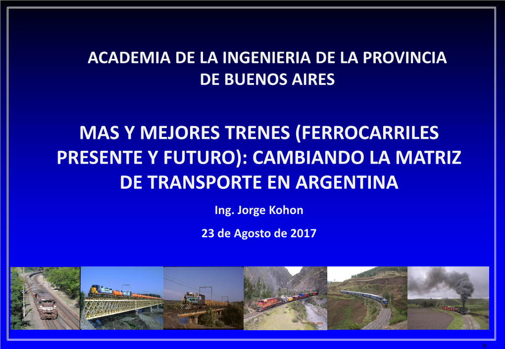 Y Mejores Trenes En Argentina