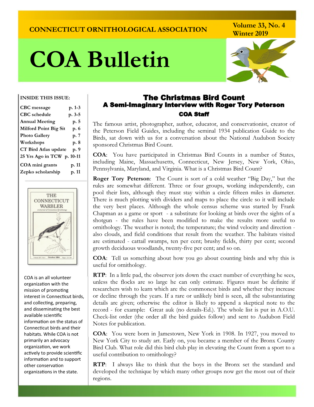 COA Bulletin