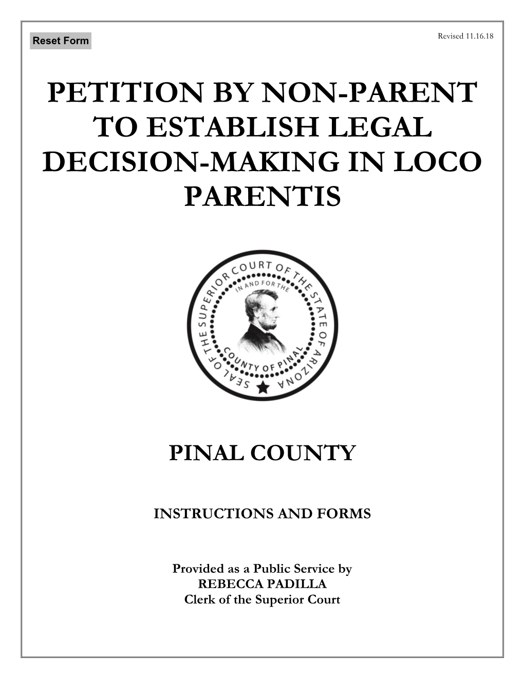 Legal Decision-Making in Loco Parentis