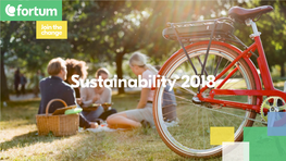 Sustainability 2018 Sustainability Approach Climate and Resources Personnel and Society Appendices 1
