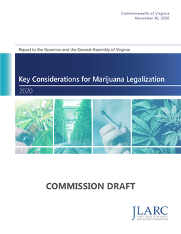 Key Considerations for Marijuana Legalization 2020