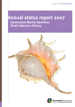Queensland Marine Specimen Shell Collection Fishery PR07–3316