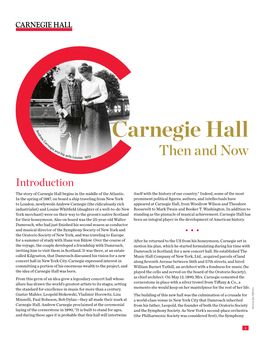 Carnegie Hall a Rn Eg Ie an D H Is W Ife Lo 12 Then and Now Uise, 19