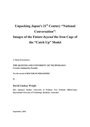Unpacking Japan's 21 Century “National Conversation”