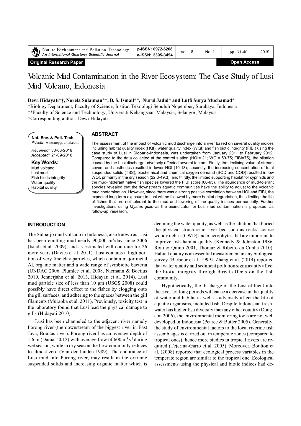 The Case Study of Lusi Mud Volcano, Indonesia