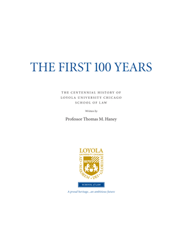 The First100 Years