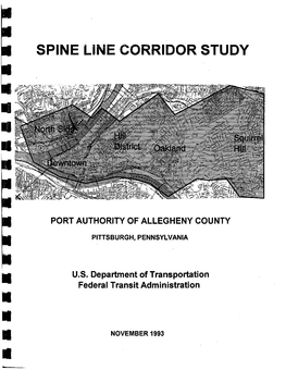 Spine Line Corridor Study