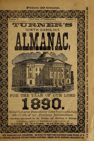 Turner's North Carolina Almanac