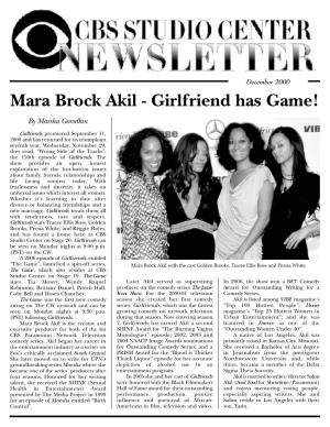 Mara Brock Akil - Girlfriend Has Game! by Marsha Goro D K I N