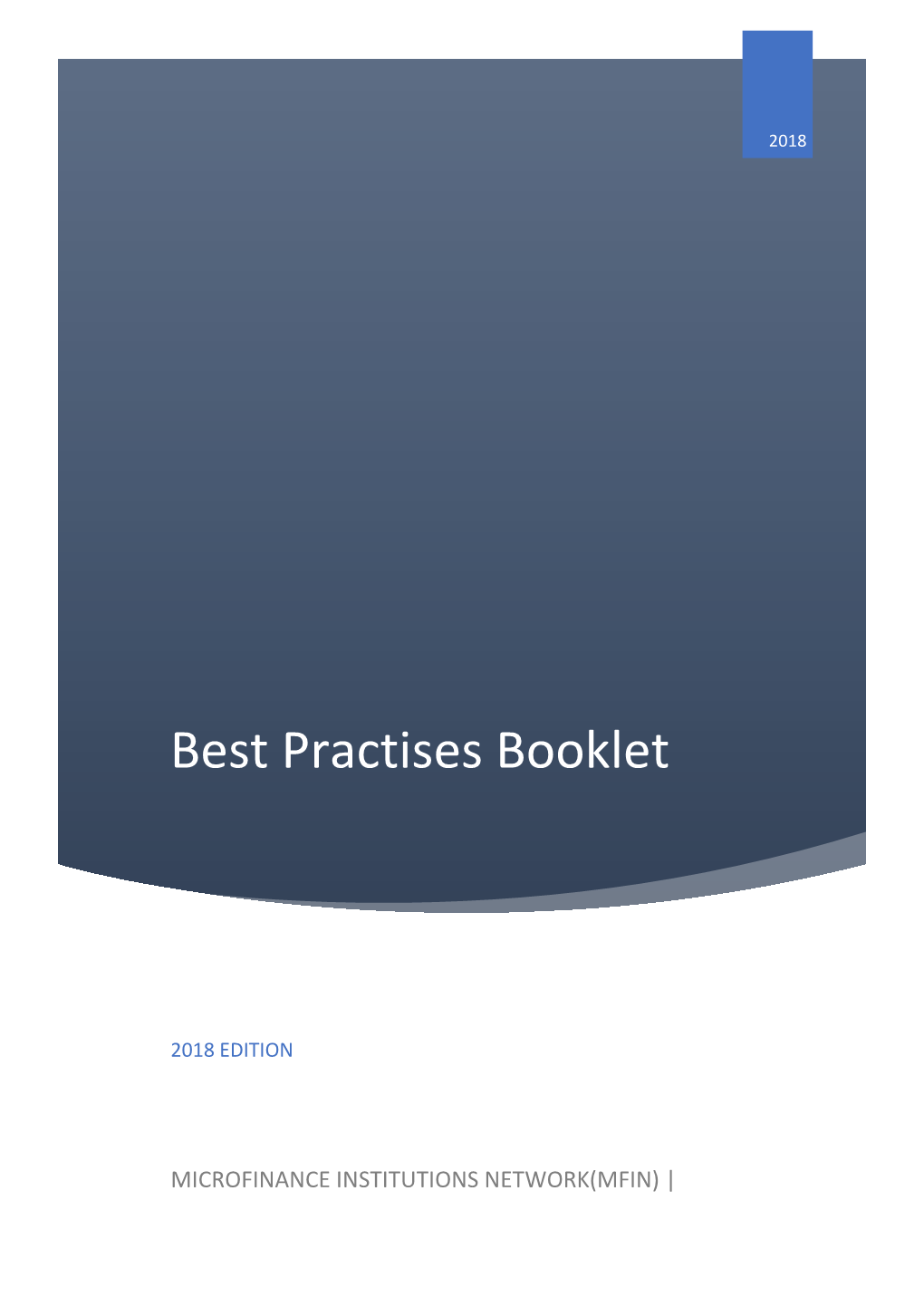Best Practises Booklet