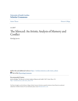 An Artistic Analysis of Memory and Conflict Kittridge Janvrin