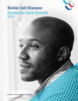 Sickle Cell Disease Access-To-Care Summit 2018