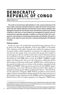 DEMOCRATIC Republic of Congo