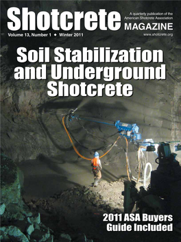 Soil Stabilization and Underground Shotcrete