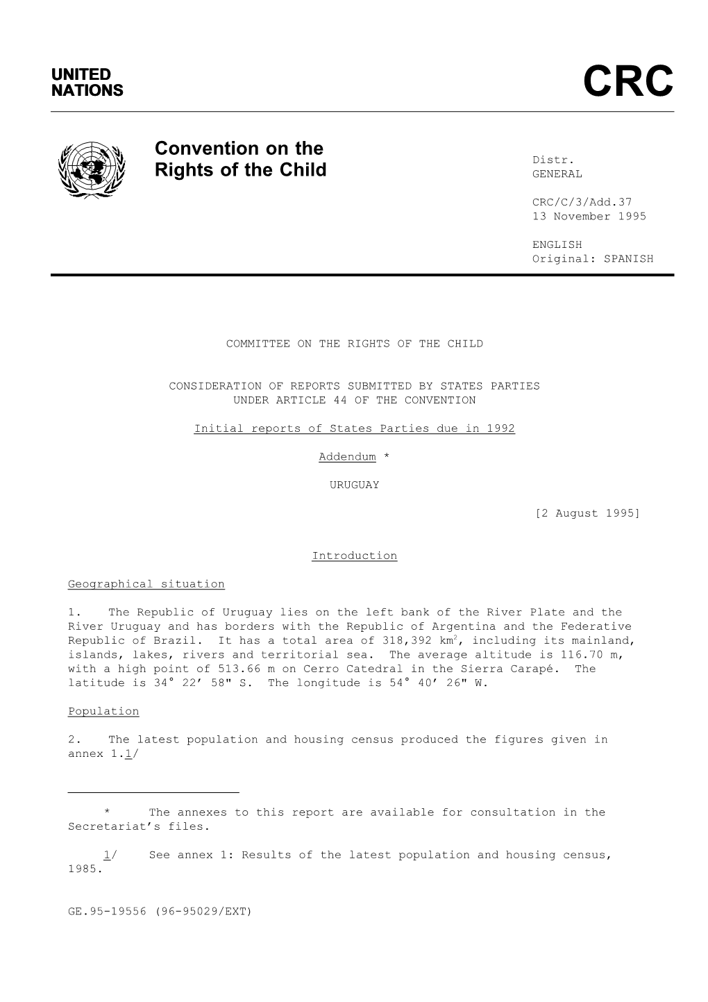 Convention on the Rights of the Child