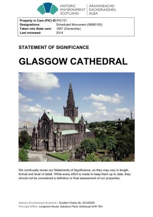 Glasgow Cathedral Statement of Significance