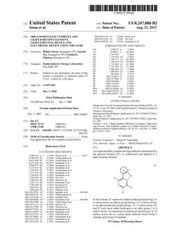 (12) United States Patent (10) Patent No.: US 8.247,086 B2 Inoue Et Al