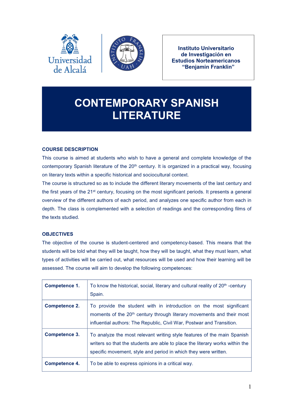 Contemporary Spanish Literature.Pdf