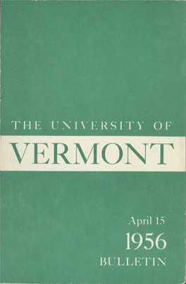 1955-1956 Undergraduate Catalogue